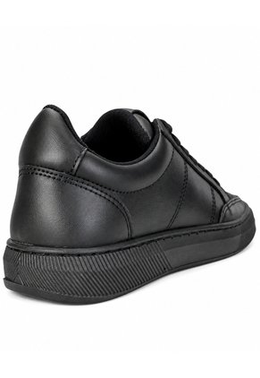 Tenis Colegial Cosido Negro Para Niño Y Niña Bont C05