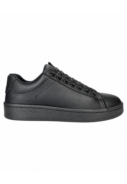Tenis Colegial Cosido Negro Para Niño Y Niña Bont C07