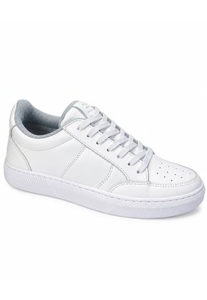 Tenis Colegial Cosido Blanco Para Niño Y Niña Bont C05