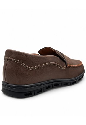 Mocasines Café Hombre Cosido Bont 851