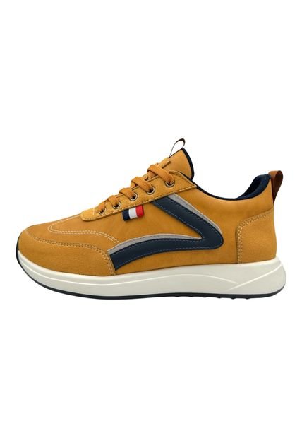 Tenis Bont Hombre Casual Mostaza 522