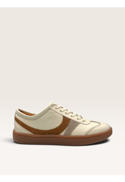 Tenis De Cuero Para Mujer Crema Enigma Bont