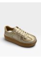 Tenis De Cuero Para Mujer Dorado Regina Bont de BONT