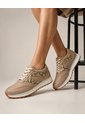 Tenis De Cuero Para Mujer Beige Serena Bont de BONT