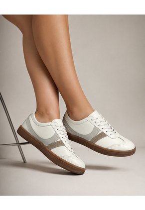 Tenis De Cuero Para Mujer Blanco Enigma Bont