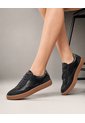 Tenis De Cuero Para Mujer Negro Olivia Bont de BONT