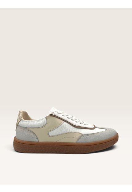 Tenis De Cuero Para Mujer Blanco Olivia Bont