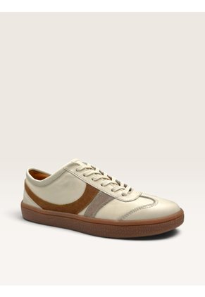 Tenis De Cuero Para Mujer Crema Enigma Bont