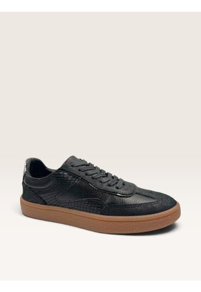 Tenis De Cuero Para Mujer Negro Olivia Bont