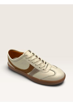 Tenis De Cuero Para Mujer Crema Enigma Bont