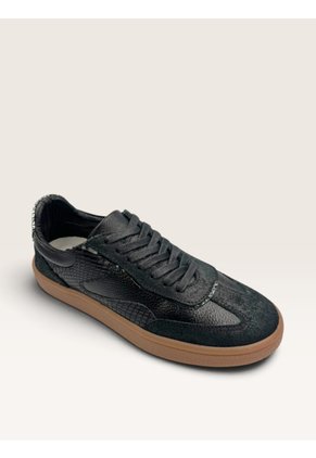 Tenis De Cuero Para Mujer Negro Olivia Bont
