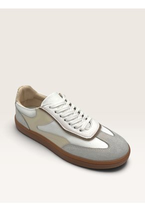 Tenis De Cuero Para Mujer Blanco Olivia Bont