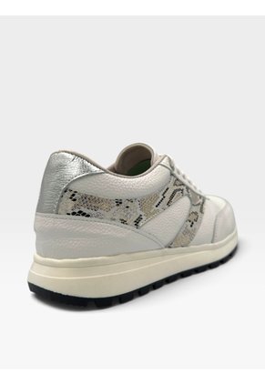 Tenis De Cuero Para Mujer Blanco Serena Bont
