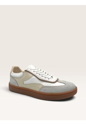 Tenis De Cuero Para Mujer Blanco Olivia Bont