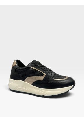 Tenis De Cuero Para Mujer Negro Boreal Bont