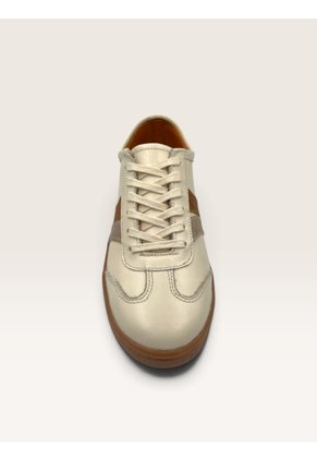 Tenis De Cuero Para Mujer Crema Enigma Bont