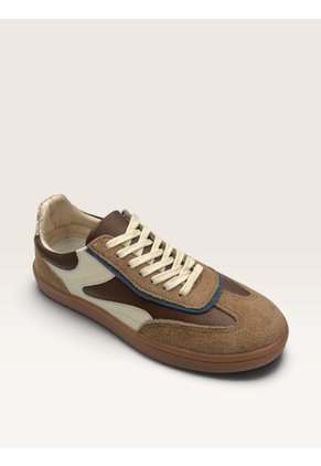 Tenis De Cuero Para Mujer Café Olivia Bont