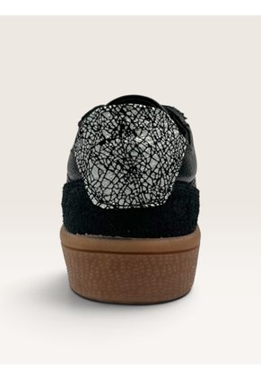 Tenis De Cuero Para Mujer Negro Olivia Bont