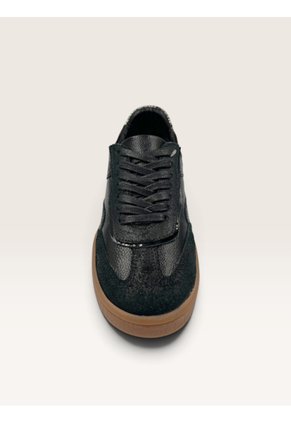 Tenis De Cuero Para Mujer Negro Olivia Bont