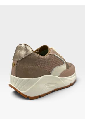 Tenis De Cuero Para Mujer Taupe Boreal Bont