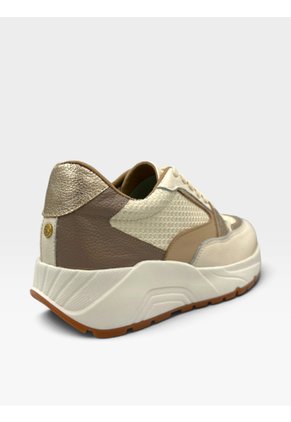 Tenis De Cuero Para Mujer Crema Boreal Bont