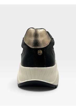 Tenis De Cuero Para Mujer Negro Boreal Bont