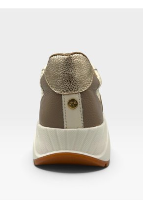 Tenis De Cuero Para Mujer Crema Boreal Bont
