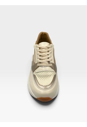 Tenis De Cuero Para Mujer Crema Boreal Bont