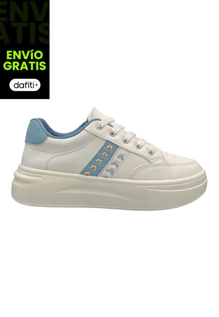 Tenis Dama Marfil Celeste Bont Glow