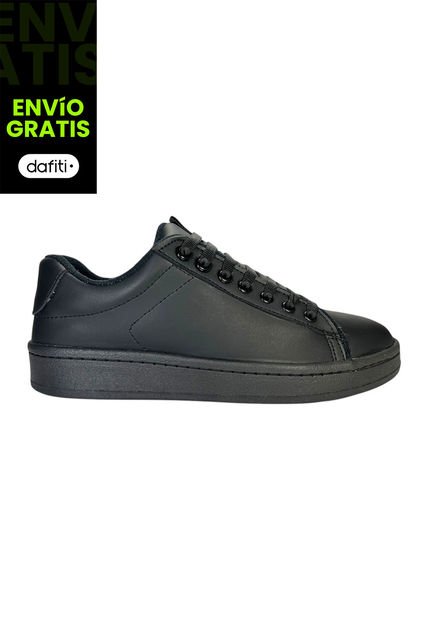 Tenis Colegial Cosido Negro Para Niño Y Niña Bont C07
