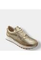 Tenis Dorado Mujer En CUERO Deportivo Bont Catania de BONT