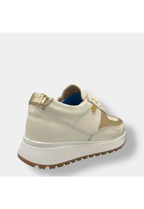 Tenis Beige Mujer En CUERO Deportivo Bont Catania