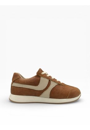 Tenis Miel Mujer En CUERO Deportivo Bont Lucca