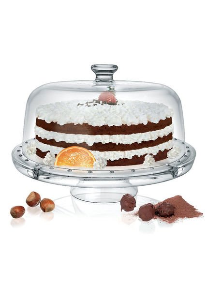 Tortera Con Domo Y Base; 4 Formas De Uso Borgonovo Italia