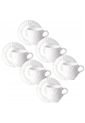 Set De Café Blanco Ebro 12 Piezas, 6 Puestos Bormioli Rocco de Bormioli Rocco