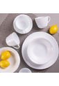 Vajilla Blanca Bormioli Ronda 16 Piezas 4 Puestos de Bormioli Rocco