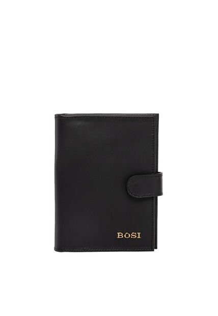 Porta Pasaporte Paris Negro Bosi