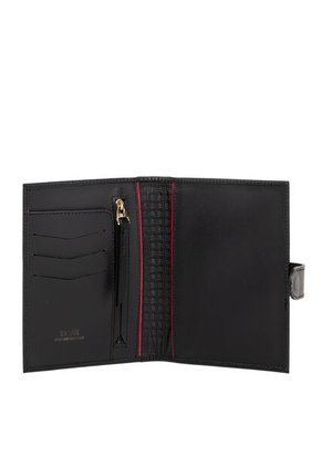 Porta Pasaporte Paris Negro Bosi