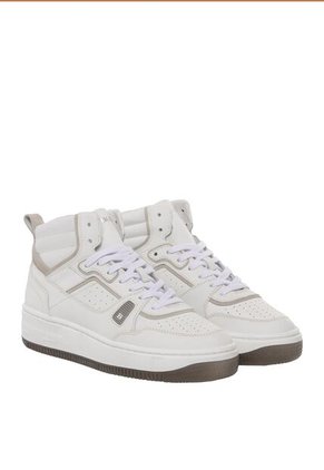 Tenis Tipo Botín Para Mujer Dalian Blanco Bosi