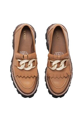 Mocasines Para Mujer Riveta Canela Bosi