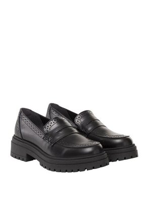Mocasines Para Mujer Viena Negro Bosi