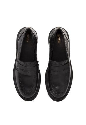 Mocasines Para Mujer Viena Negro Bosi