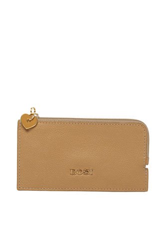 Tarjetero Para Mujer Grena Mostaza Bosi Bosi