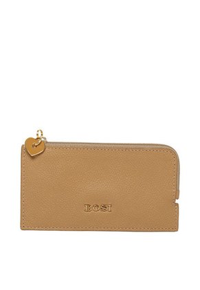 Tarjetero Para Mujer Grena Mostaza Bosi