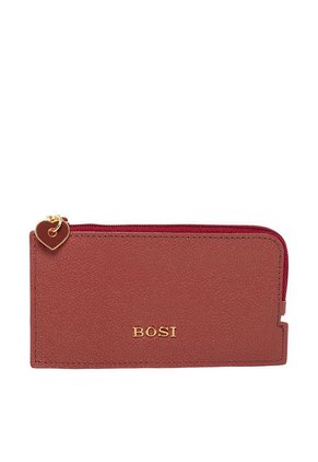 Tarjetero Para Mujer Grena Vinotinto Bosi