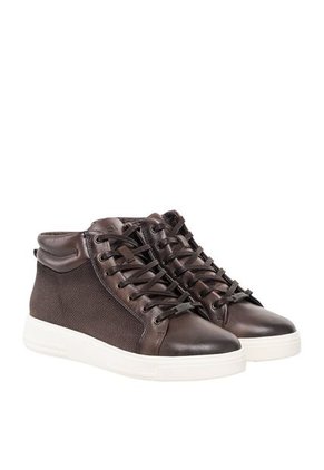 Tenis Tipo Bota Para Hombre Mason Cafe Bosi