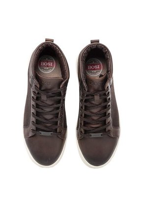 Tenis Tipo Bota Para Hombre Mason Cafe Bosi