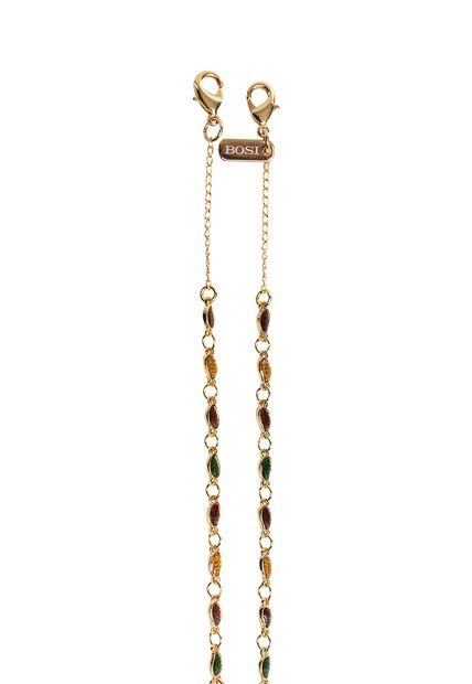 Cadena Para Gafas Hojas Oro Bosi