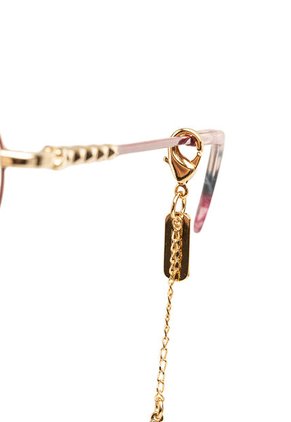 Cadena Para Gafas Hojas Oro Bosi