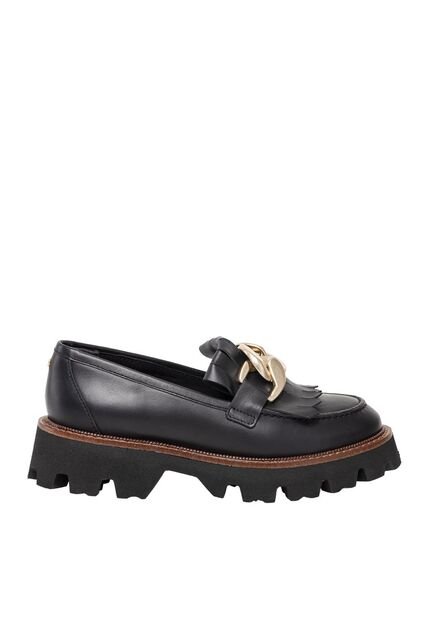Mocasines Para Mujer Riveta Negro Bosi